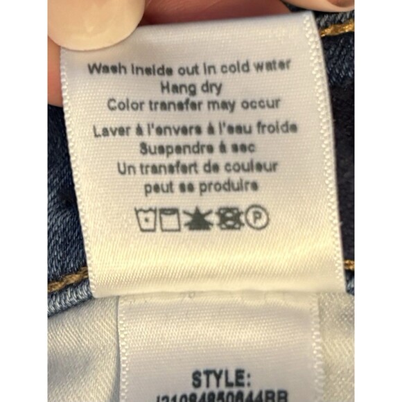 VERONICA BEARD Beverly Skinny Flare High Rise Jeans Bright Blue Wash Denim 29x31 - Picture 10 of 14